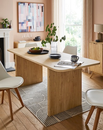 Gray & Osbourn Oslo Panel End Dining Table