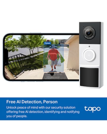 TP-Link Tapo D210 2k Video Doorbell With Chime