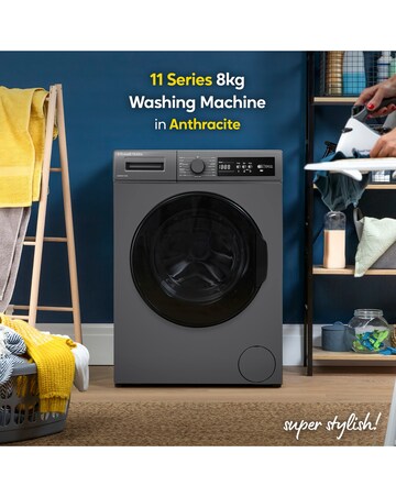 Russell Hobbs 8KG/1400RPM Washing Machine - Anthracite