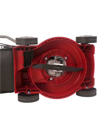 Webb Dynamic 39cm Hand Push Petrol Lawnmower with Polydeck