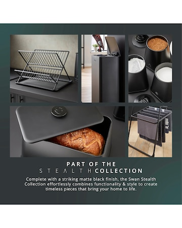 Swan Stealth 5 Piece Saucepan and Frying Pan Set