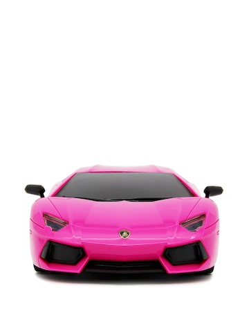 CMJ 1:24 Scale Lamborghini Aventador Pink RC Car