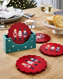 Nutcracker Coaster Set