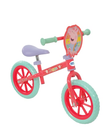 Peppa Pig 12 Inch Balance Bike with Light Up Wheels