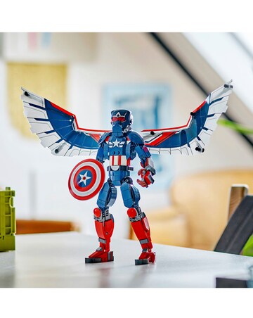 LEGO Marvel New Captain America Construction Figure Buildable Toy 76296