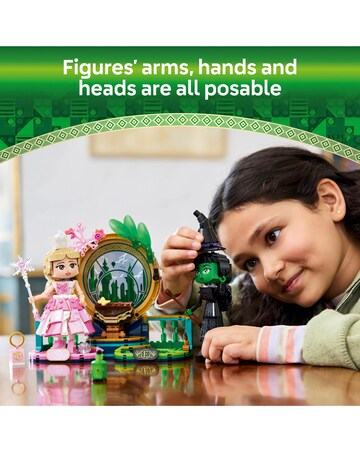 LEGO Wicked Elphaba & Glinda Figures Fantasy Toy Construction Playset 75682