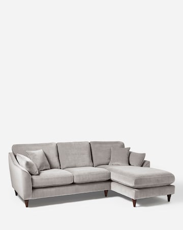 Hepburn Velvet Right Hand Corner Chaise Sofa