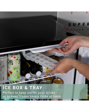 Kuhla KTTF0E6B-1019 Gaming Design Table Top Mini Fridge