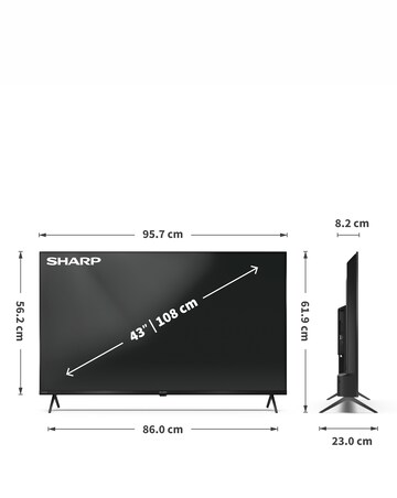 Sharp 43in Ultra HD Quantum Dot Tivo TV