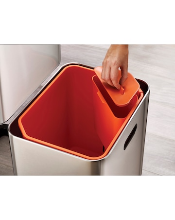 Joseph Joseph 60L Bin Stainless Steel