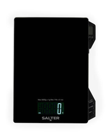 Salter Electronic Scale with Thermometer & Timer