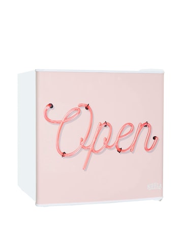 Kuhla KTTF0E6W-1025 Pink Design Table Top Mini Fridge