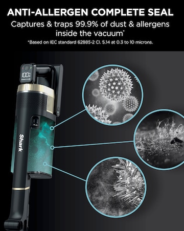 Shark IZ400UKT Stratos Cordless Vacuum with Anti Hair Wrap Plus & Clean Sense IQ