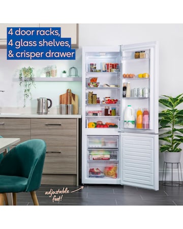 Russell Hobbs RH180FFFF551E1W Frost-Free Fridge Freezer - White