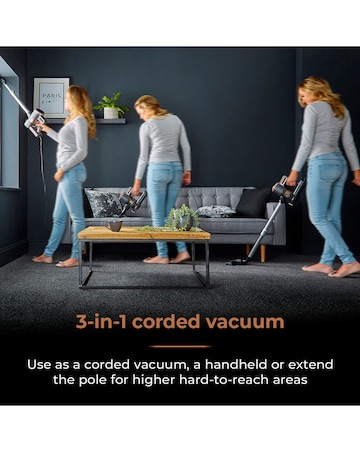 Tower RXEC20 Pro Corded 3 in 1 Rose Gold Vacuum Cleaner