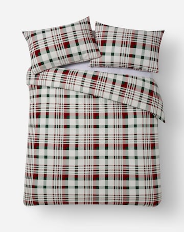 Isla Check Brushed Cotton Duvet Cover Set