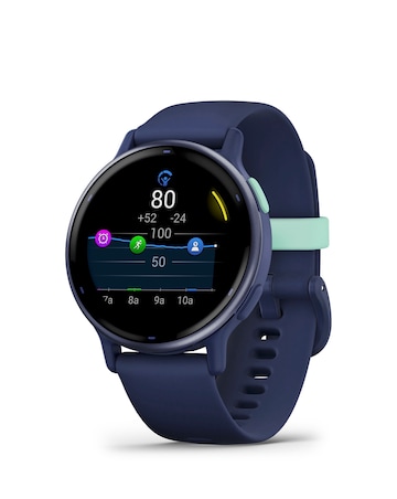 Garmin Vivoactive 5 Smart Watch - Navy with SIlicone Band