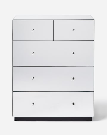 Broadway Mirrored Small Chest of Drawers