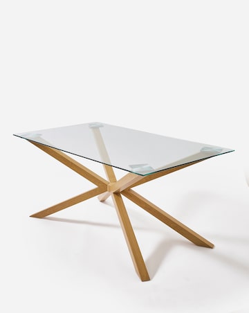 Bodie Oak Effect 6 Seater Dining Table