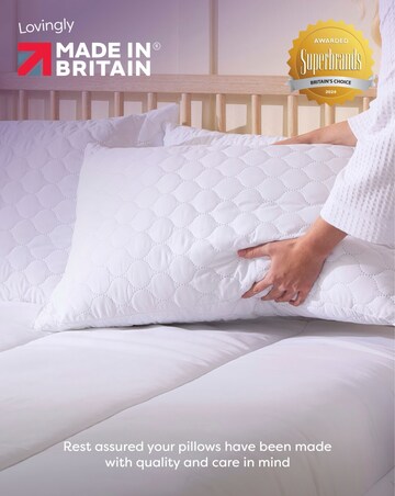 Slumberdown Sleep Soundly Rebound Firm Support Pillows - 4 Pack