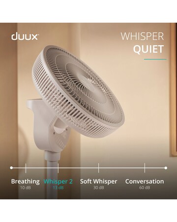 Duux Whisper 2 White Pedestal Fan