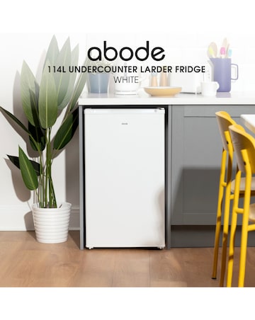 ABODE 50CM UNDERCOUNTER LARDER FRIDGE - WHITE