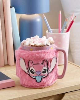 Lilo &amp; Stitch Angel Face Fuzzy Mug