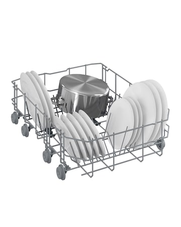 Beko DVS04020S Freestanding 10-place Slimline Dishwasher - Silver