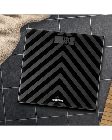 Salter Chevron Two Tone Bathroom Scale