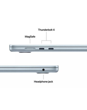 Apple MacBook Air (M4, 2025) 15in 10-Core CPU 10-Core GPU 16GB 512GB - Sky Blue