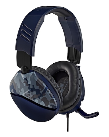 Turtle Beach Recon 70 Multi Format Wired Gaming Headset - Blue Camo