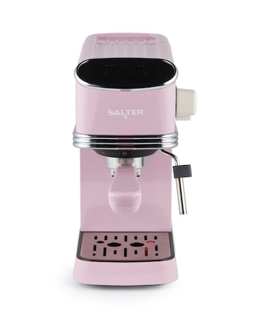 Salter Retro Pink Espresso Machine