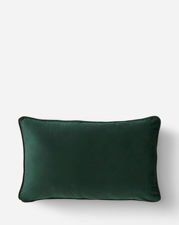 Holly Floral Embroidered Boudoir Cushion