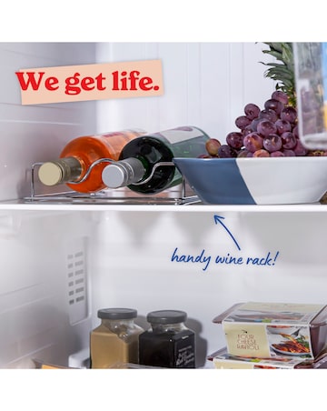 Russell Hobbs RH90AFF201SS Slim American Fridge Freezer - Inox- E Rated