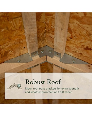 4LIFE Apex Shed 7x5 - Double Door - 2 Window (Home Delivery)