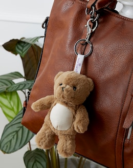 Warmies Brown Bear Bag Charm