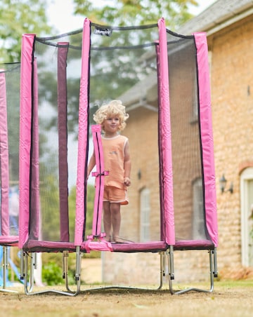 Plum Junior Springsafe 4ft Trampoline & Enclosure - Pink