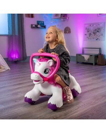 Xootz Magical Unicorn Electric Ride-On - White