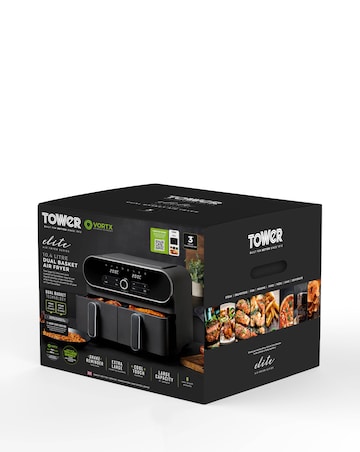 Tower T17138 Vortx 10.4L Dual Basket Air Fryer