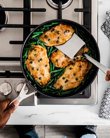 Ninja Foodi ZEROSTICK Stainless Steel 26cm Saute Pan with Lid