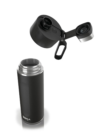 Ninja Thirsti Carbonated 20oz Bottle with Carbonation Lid in Black