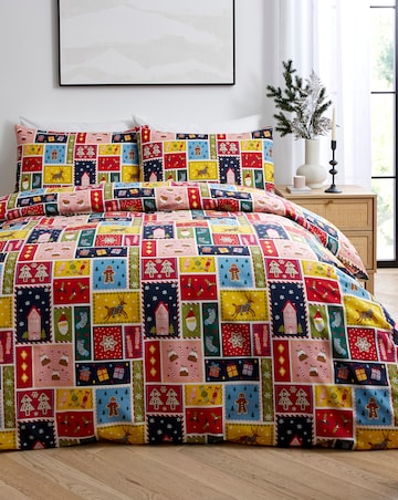 Festive Patchwork Duvet Cover Set