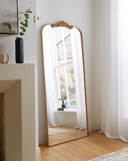 Joanna Hope Antique Gold Leaner Mirror