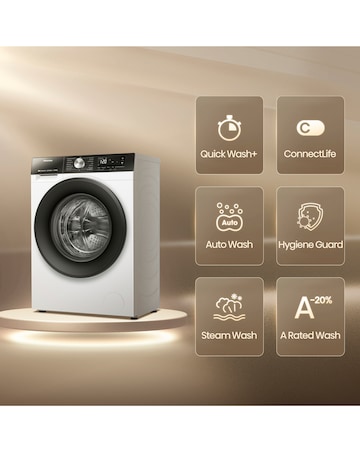 Hisense 3S Series WD3S1043BW3 WiFi-enabled 10kg Washer Dryer - White