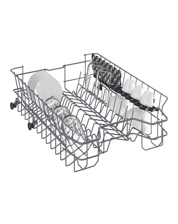 Beko DVS04020S Freestanding 10-place Slimline Dishwasher - Silver