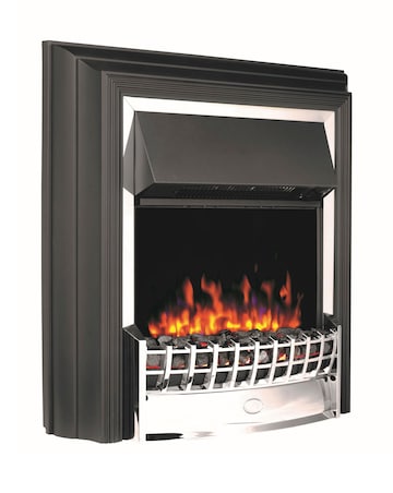Dimplex Cheriton Deluxe Chrome Optiflame Electric Fire