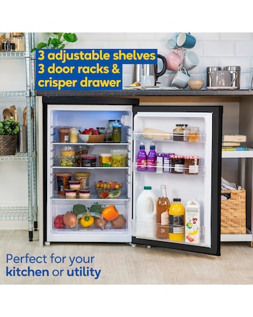 Russell Hobbs RH85UCLF552E1B 85cm Under Counter Fridge - Black - E Rated