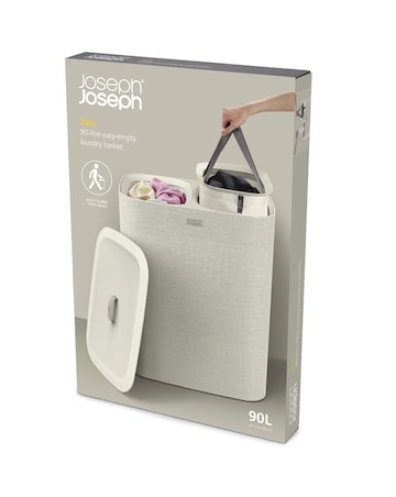 Joseph Joseph 90L Laundry Basket Natural