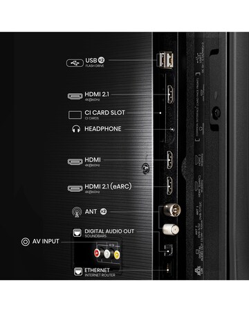 Hisense 58A6QTUK 58in 4K Ultra HD HDR LED Smart TV