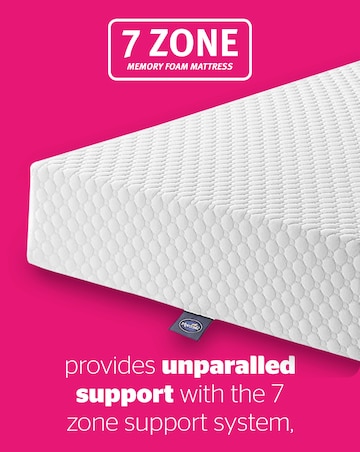 Silentnight 7 Zone Memory Foam Rolled Mattress - Medium Firm